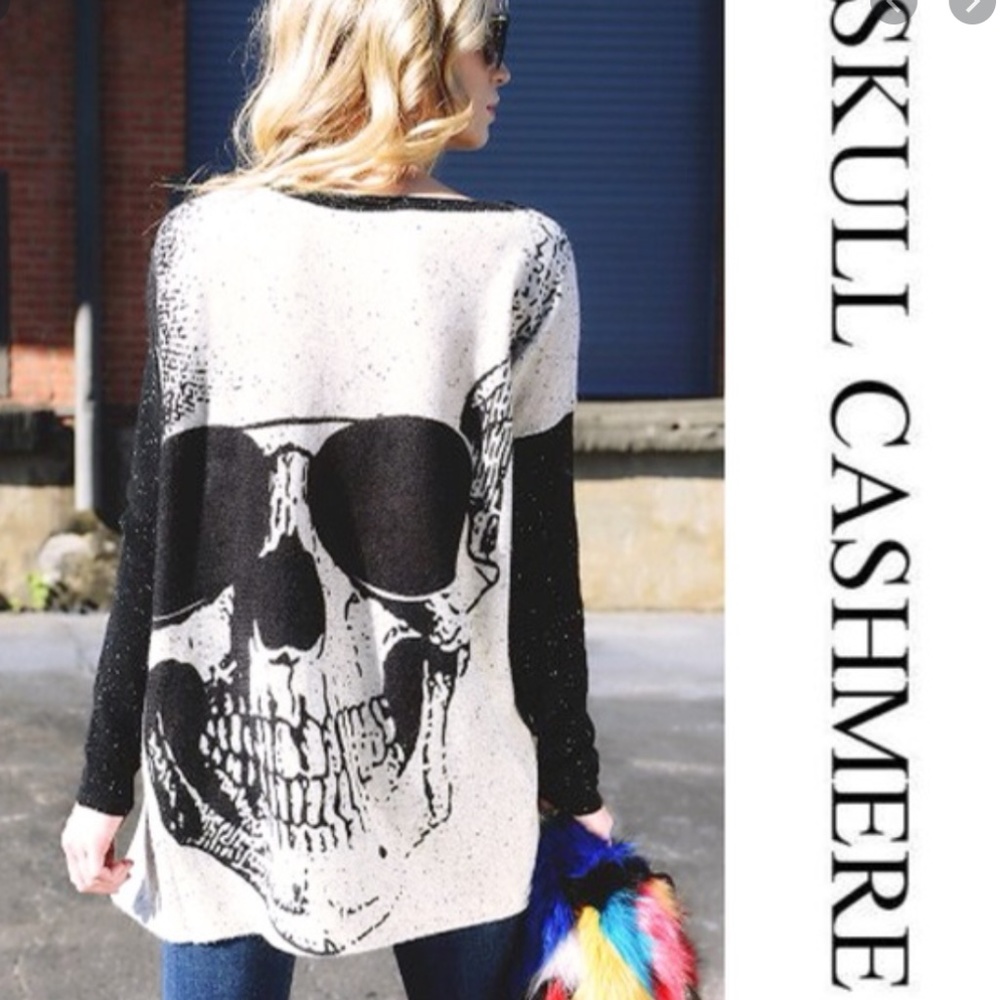 Skull Cashmere Jack Oversized Sweater